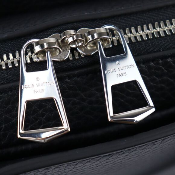 Louis Vuitton Armand Briefcase MM Business Bag Taurillon Leather Noir Black - Picture 6 of 7